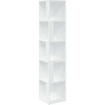 Komoda Regál Zakito Home 33 cm x 164,5 cm x 33 cm bílý