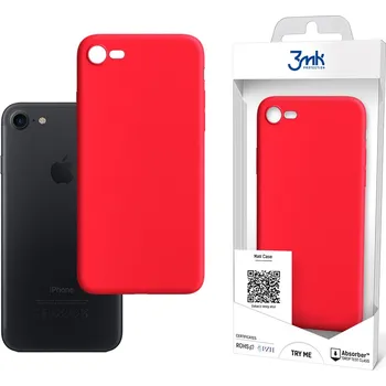 Pouzdro na mobilní telefon Odolný zadní kryt pro Apple iPhone 7/8/SE 2020/2022 - 3mk Matt Case strawberry 5903108313445