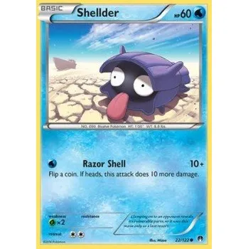 Volný čas Pokémon BKP 022/122 Shellder - BreakPoint Stav: Excellent, Verze: NORMAL