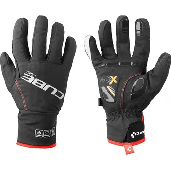 Cyklistické rukavice Rukavice Cube Natural Fit X-Shell Barva: Černá, Velikost: L