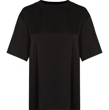 Hedvábné tričko Silky černé L / Černá