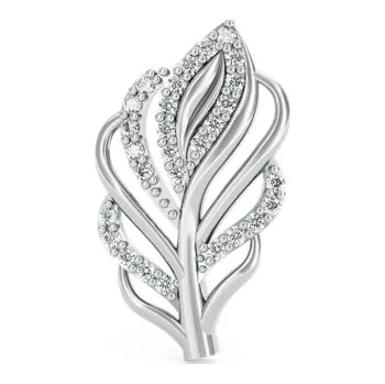 Přívěsek Couple, Třpitivý přívešek Lisette, bílé zlato se zirkony, 585-66-2-0284.1B00.0.00.001.25