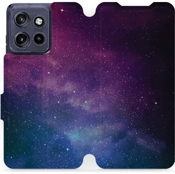 Pouzdro na mobilní telefon Flipové pouzdro Mobiwear - Motorola Edge 50 Neo - V147P Mlhovina (Knížkové flip pouzdro, obal, kryt na mobil Motorola Edge 50 Neo - V147P Mlhovina, materiál Umělá kůže + TPU - ochrana 360°, stojánek, silikonová vanička, magnetické zavírání)