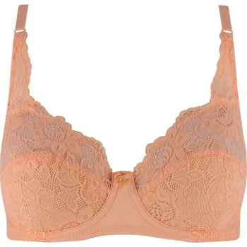 Podprsenka Jalen celokrajková podprsenka bez výztuže 9009 75D světle oranžová