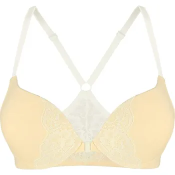 Podprsenka Jolanta vyztužená podprsenka přední zapínání 80B světle béžová