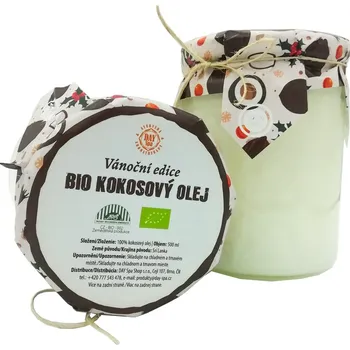 Rostlinný olej BIO RAW Kokosový olej Vánoční edice, 500 ml, Day Spa