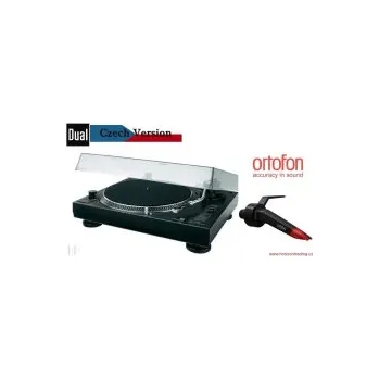 Hi-Fi komponenty Gramofon Dual DTJ 301 USB / Ortofon Concorde Music Red