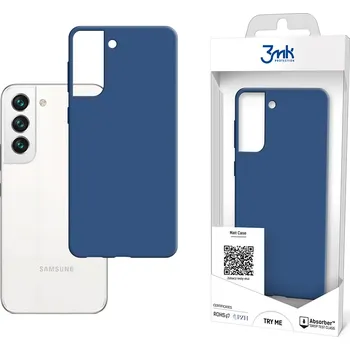 Pouzdro na mobilní telefon Odolný zadní kryt pro Samsung Galaxy S22 5G - 3mk Matt Case blueberry 5903108468275