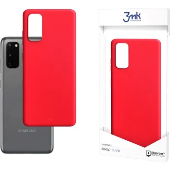 Pouzdro na mobilní telefon Odolný zadní kryt pro Samsung Galaxy S20 5G - 3mk Matt Case strawberry 5903108316224