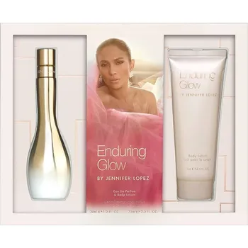 Kosmetická sada Jennifer Lopez Enduring Glow Set - EDP 30 ml + tělové mléko 75 ml Dárková sada