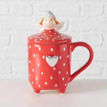 Boltze Home Hrnek s víkem MALENA, 360 ml