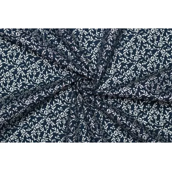 Bavlněné plátno - Vánoční vzor jmelí