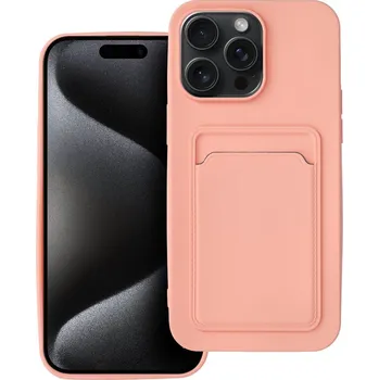 Pouzdro na mobilní telefon Pouzdro Forcell na mobil Card Case pro IPHONE 15 Pro Max pink