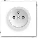 Zásuvka 230 V jednonásobná ABB Neo IP 40 s optickou signalizací bílá/ledová bílá
