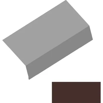 Střecha Okapový plech RS250S-150 SP&nbsp;35&nbsp;TEX 2M15A hnědá