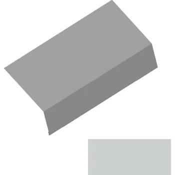 Okapový plech RS250S-150 SP 25 RAL 9006 stříbrná