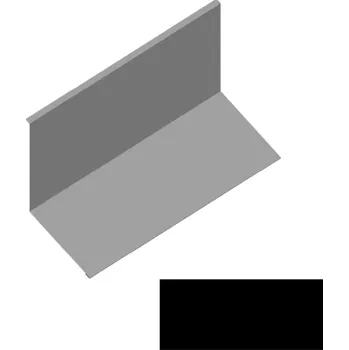 Střešní lemovaní Lemování zdi rovnoběžné s okapem RS312S-135 SP 25 2N156 černá 0,5 mm 2 bm