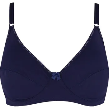 Podprsenka Helenka nevyztužená podprsenka s kosticemi 7523C 95C tmavě modrá