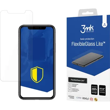Hybridní sklo pro Apple iPhone X/XS/11 Pro - 3mk FlexibleGlass Lite™ 5903108332668