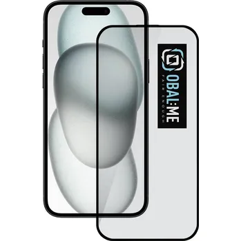 OBAL:ME 5D Tvrzené Sklo pro Apple iPhone 15 Black 8596311236037