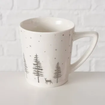 Boltze Home Hrnek VANCOUVER se zimním vzorem, 300 ml, keramický