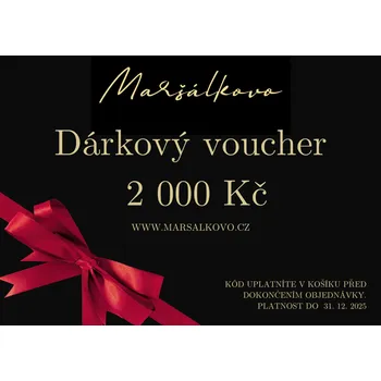 Dárkový potravinový koš Dárkový voucher 2.000 Kč Varianta: Tištěná do ruky