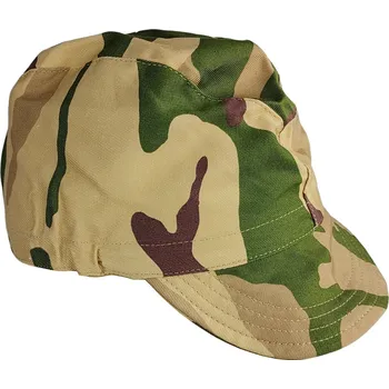 Klobouk ARMÁDNÍ ORIGINÁL ITÁLIE Čepice pouštní s pruženkou maskovací Mimetico Deserto 4 Colori Itálie originál Velikost: Taglia 3. (60/61 cm)