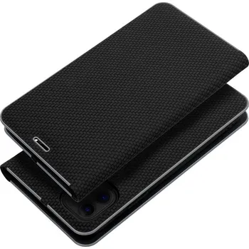 Forcell Pouzdro LUNA Book Carbon pro iPhone 13 PRO , černé 5903396120695