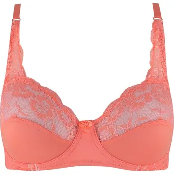 Podprsenka Ibarra podprsenka nevyztužená s kosticemi 23842 90B oranžová