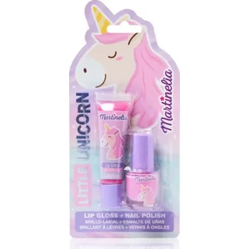Lak na nehty Martinelia Little Unicorn lak na nehty 4 ml + lesk na rty 6 ml