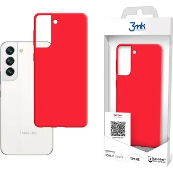 Pouzdro na mobilní telefon Odolný zadní kryt pro Samsung Galaxy S22 5G - 3mk Matt Case strawberry 5903108468268