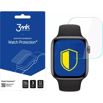 Příslušenství k chytrým hodinkám 3mk Ochranná odolná fólie na hodinky Apple Watch 6 44mm - 3MK Watch Protection™ ARC+, (v balení 3ks), 5903108308441