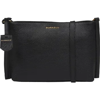 Kabelka Dámská kožená crossbody kabelka Burkely Akay - černá