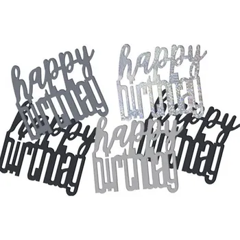 Party dekorace Unique Konfety na stůl Happy Birthday 14,1g