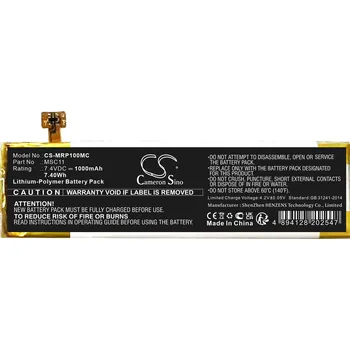 Baterie k notebooku Baterie Cameron Sino CS-MRP100MC za Morange MSC11 - neoriginální
