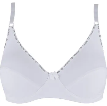 Podprsenka Helenka nevyztužená podprsenka s kosticemi 7523C 80C bílá
