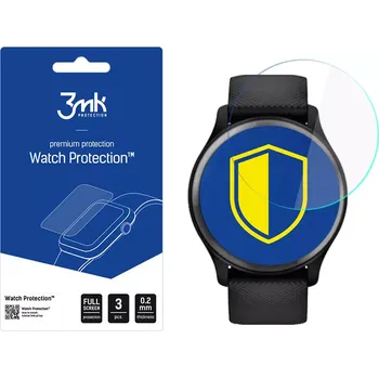 Příslušenství k chytrým hodinkám 3mk Ochranná odolná fólie na hodinky Garmin Vivomove Sport - 3MK Watch Protection™ ARC+, (v balení 3ks), 5903108455916