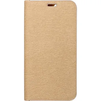 Forcell Pouzdro Knížkové s hliníkovým rámem LUNA Book SAMSUNG A54 5G gold 5903396195457