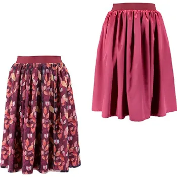 Střih PDF dámská oboustranná řasená sukně Tara-48-54