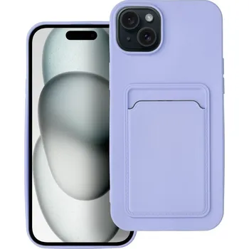 Pouzdro na mobilní telefon Pouzdro OEM case CARD pro IPHONE 15 Plus violet