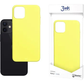 Pouzdro na mobilní telefon Odolný zadní kryt pro Apple iPhone 12 Mini - 3mk Matt Case lime 5903108318464