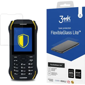 Hybridní sklo pro MyPhone Hammer Delta - 3mk FlexibleGlass Lite™ 5903108383851