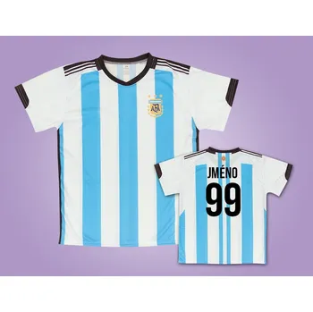 Dres Argentina vlastní jméno Velikost: 116 cm (3-4 roky)