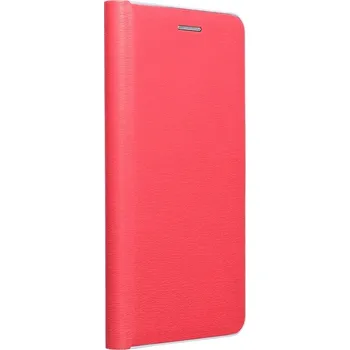Pouzdro na mobilní telefon Forcell Pouzdro Knížkové s hliníkovým rámem LUNA Book SAMSUNG A54 5G red 5903396195433