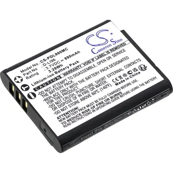 Baterie pro mobilní telefon Baterie Cameron Sino CS-PDL960MC pro Pentax WG-1000 - neoriginální