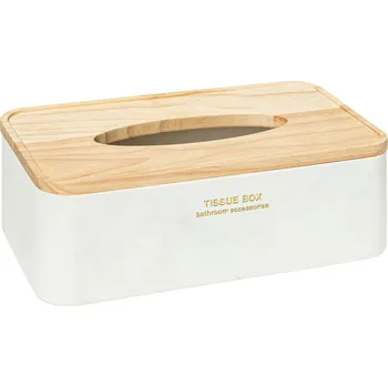 Mýdlenka 5five Simply Smart Dóza na papírové kapesníky LEA, bílá