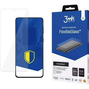 Hybridní tvrzené sklo pro Samsung Galaxy S22+ 5G - 3mk FlexibleGlass™, 5903108460910