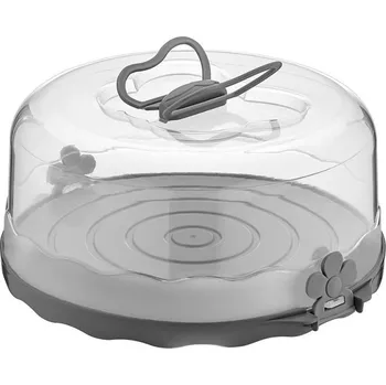 Dóza na potraviny Dóza na dort/box UH 26,3x13,5cm, kulatá s úchyty KLC