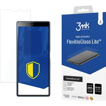 Telefonní příslušenství Hybridní sklo pro Sony Xperia 10 Plus - 3mk FlexibleGlass Lite™ 5903108073400