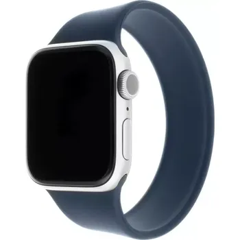 Příslušenství k chytrým hodinkám Elastický silikonový řemínek FIXED Silicone Strap pro Apple Watch 38/40/41mm, velikost S, modrý FIXESST-436-S-BL